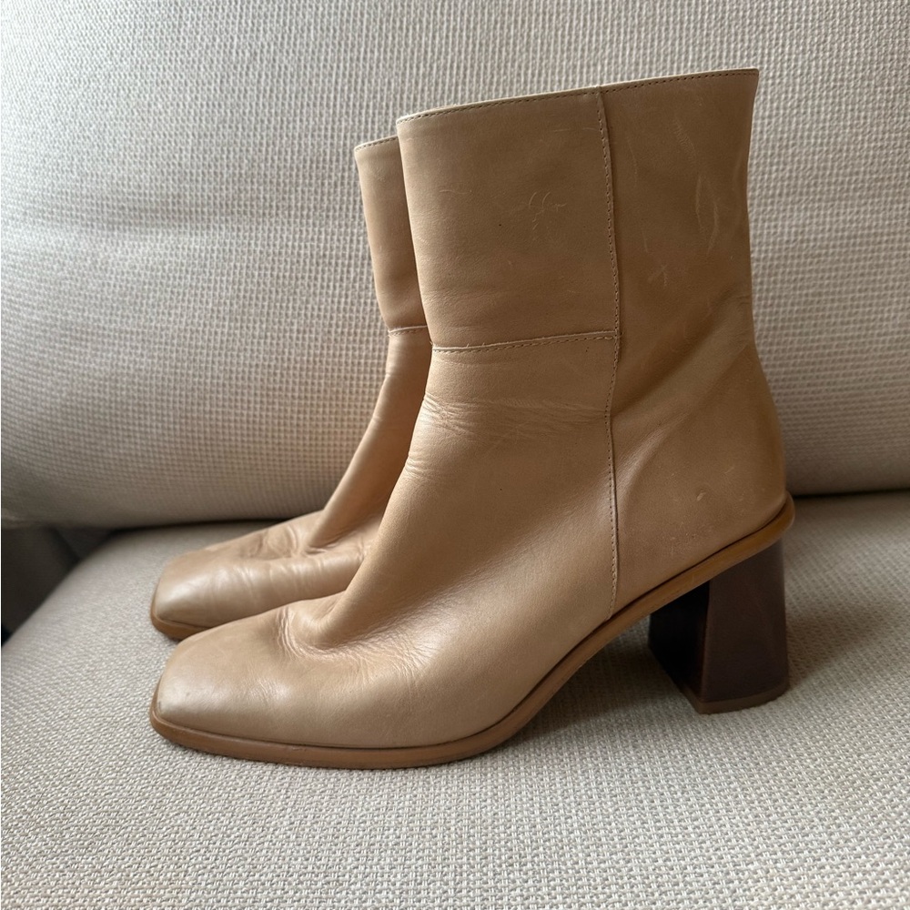 Alohas west cape ankle boots beige